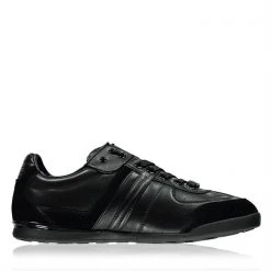 BOSS Aki Leather Panelled Trainers