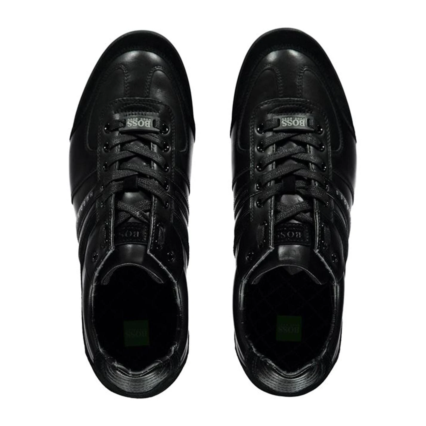 BOSS Aki Leather Panelled Trainers 3 BOSS Aki Leather Panelled Trainers - Image 3