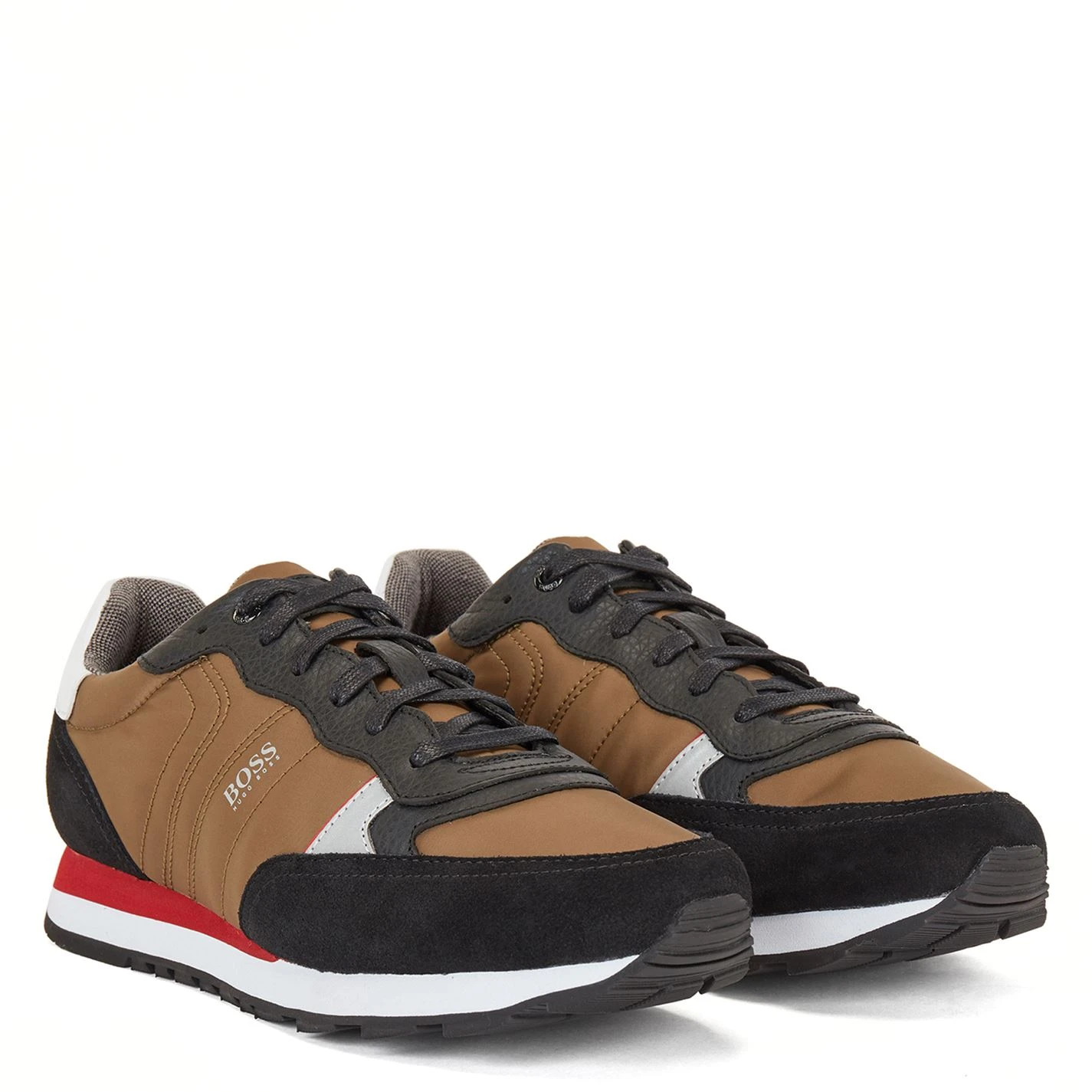 Boss Parkour Suede Trainers 2 Boss Parkour Suede Trainers - Image 2