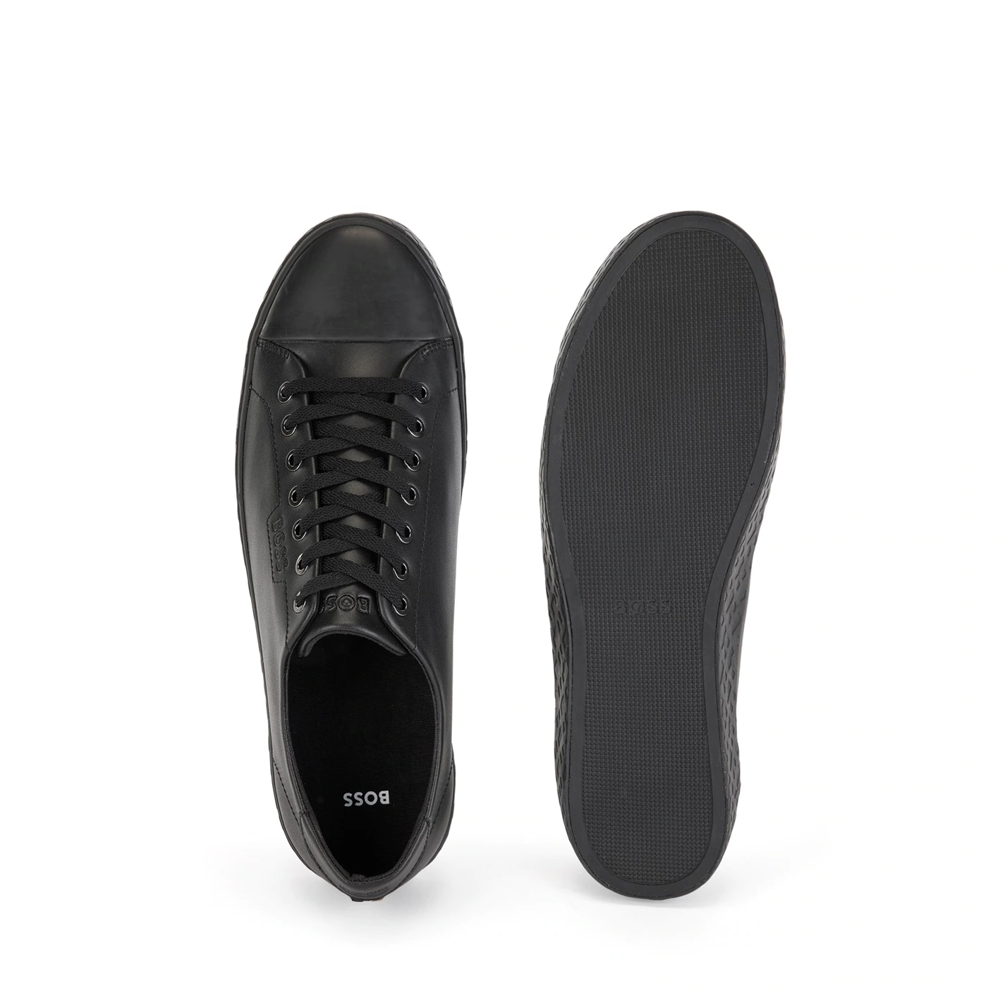 Boss Aiden Leather Trainers 2 Boss Aiden Leather Trainers - Image 2