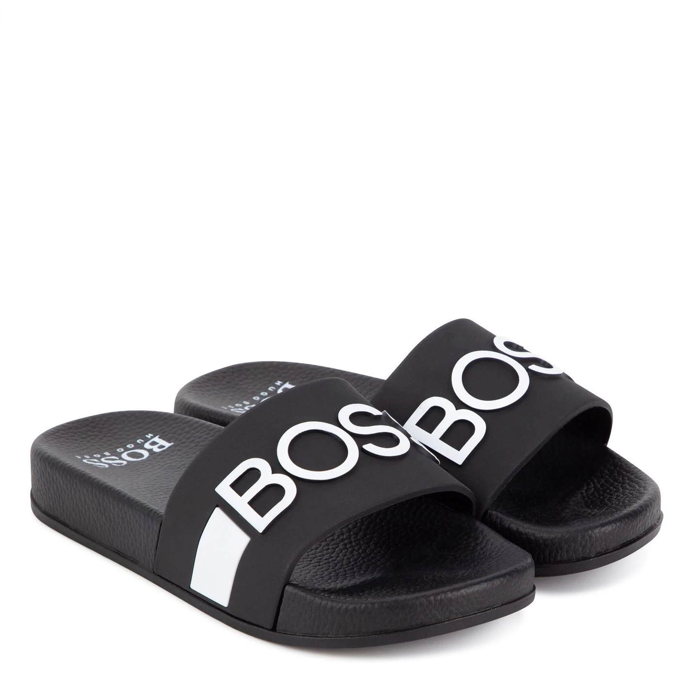 Boss Boss Logo Sliders Juniors 3 Boss Boss Logo Sliders Juniors - Image 3