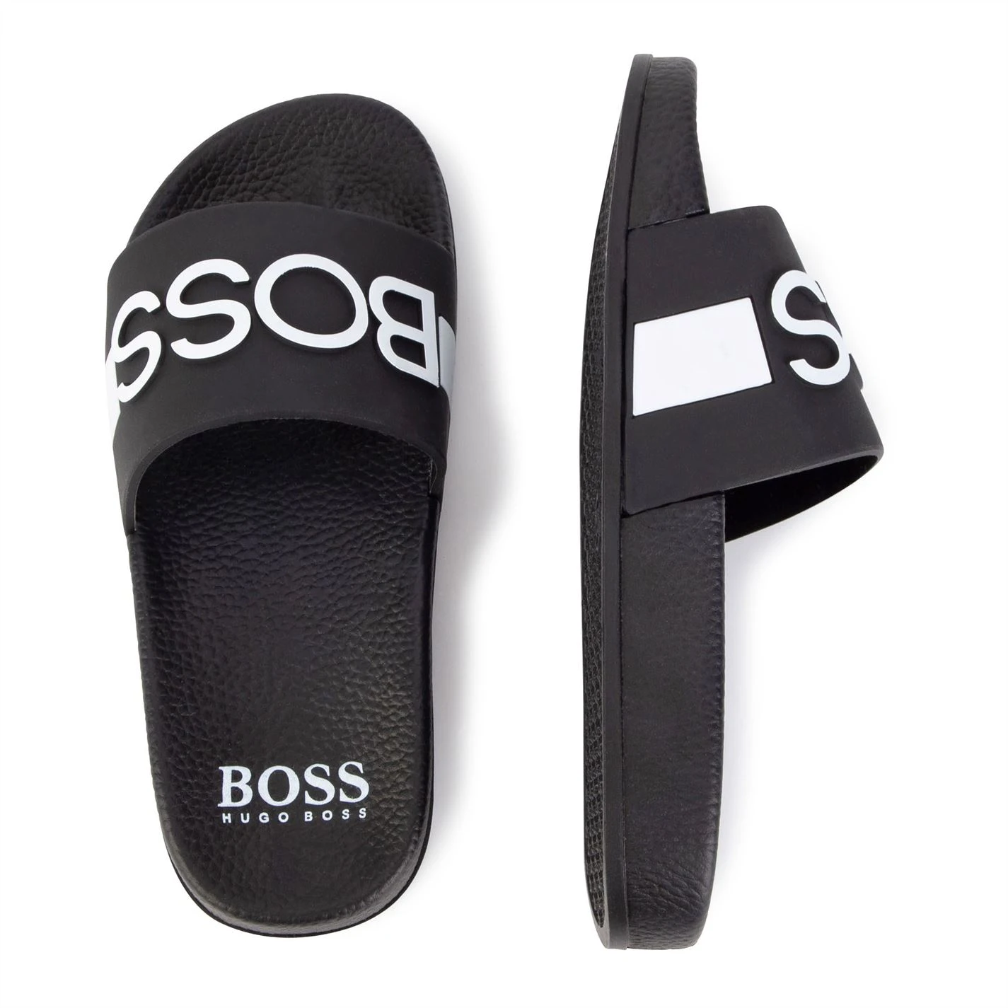 Boss Boss Logo Sliders Juniors 5 Boss Boss Logo Sliders Juniors - Image 5