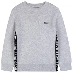Boss Taped Crew Knit Sweater