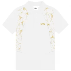 Boss Boss Gold Cap Short Sleeve Polo Juniors