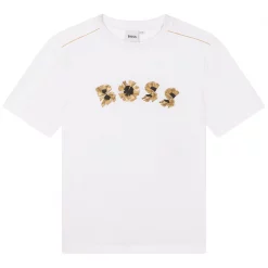 Boss Boss Gold Cap T-Shirt Junior Boys