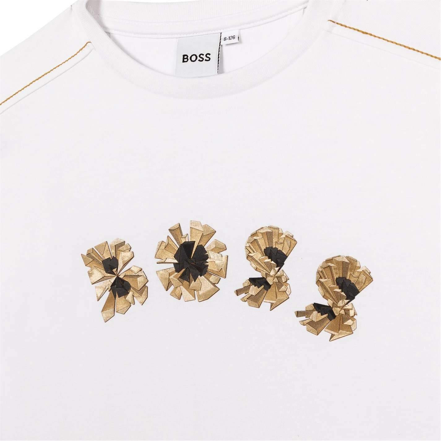 Boss Boss Gold Cap T-Shirt Junior Boys 3 Boss Boss Gold Cap T-Shirt Junior Boys - Image 3