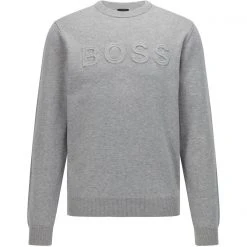 Boss Ube Embossed Logo Sweater