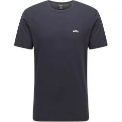Boss Curved Logo T Shirt