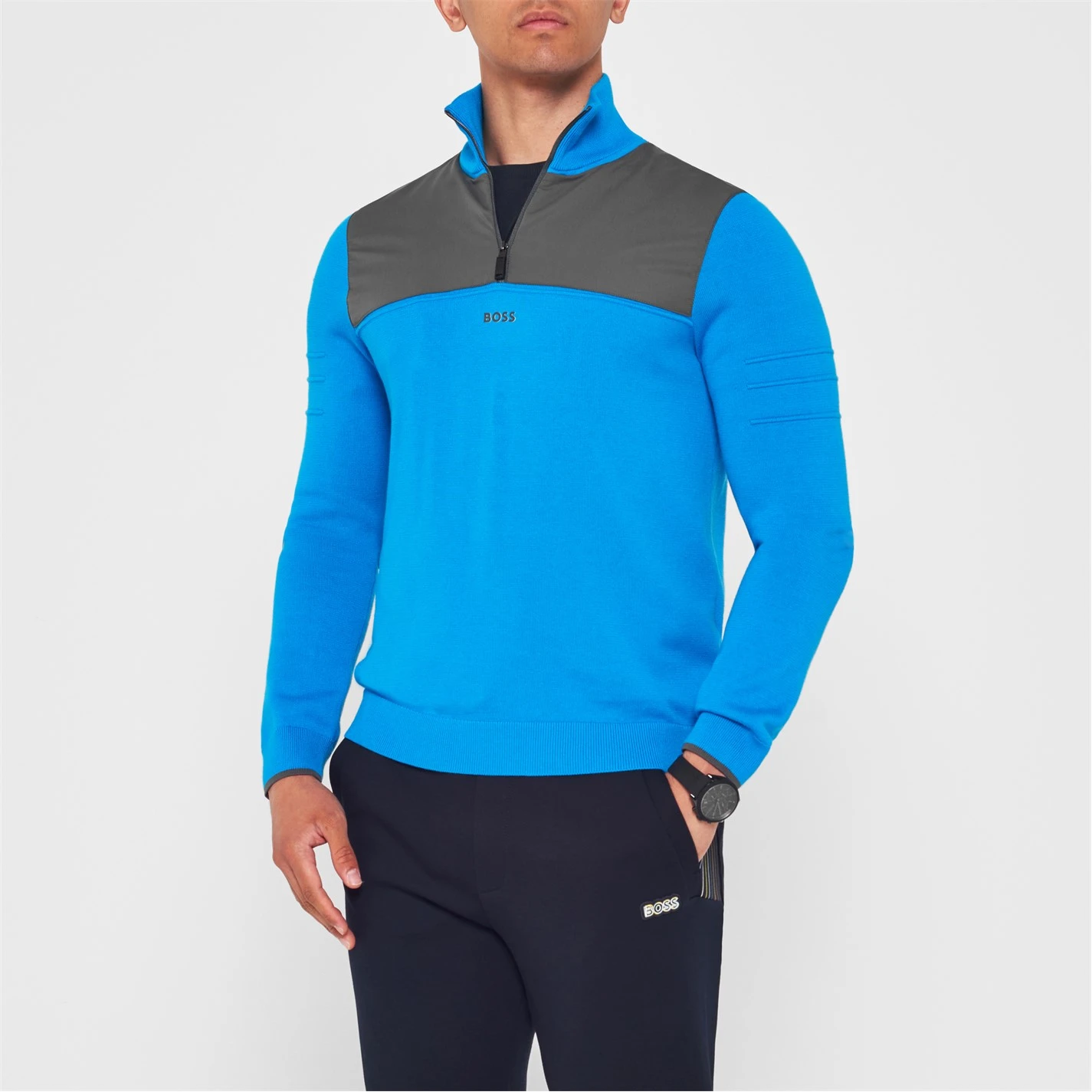 Boss Zowler quarter Zip Knit 2 Boss Zowler quarter Zip Knit - Image 2