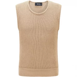Boss Hedin Chunky Knit Tank Top