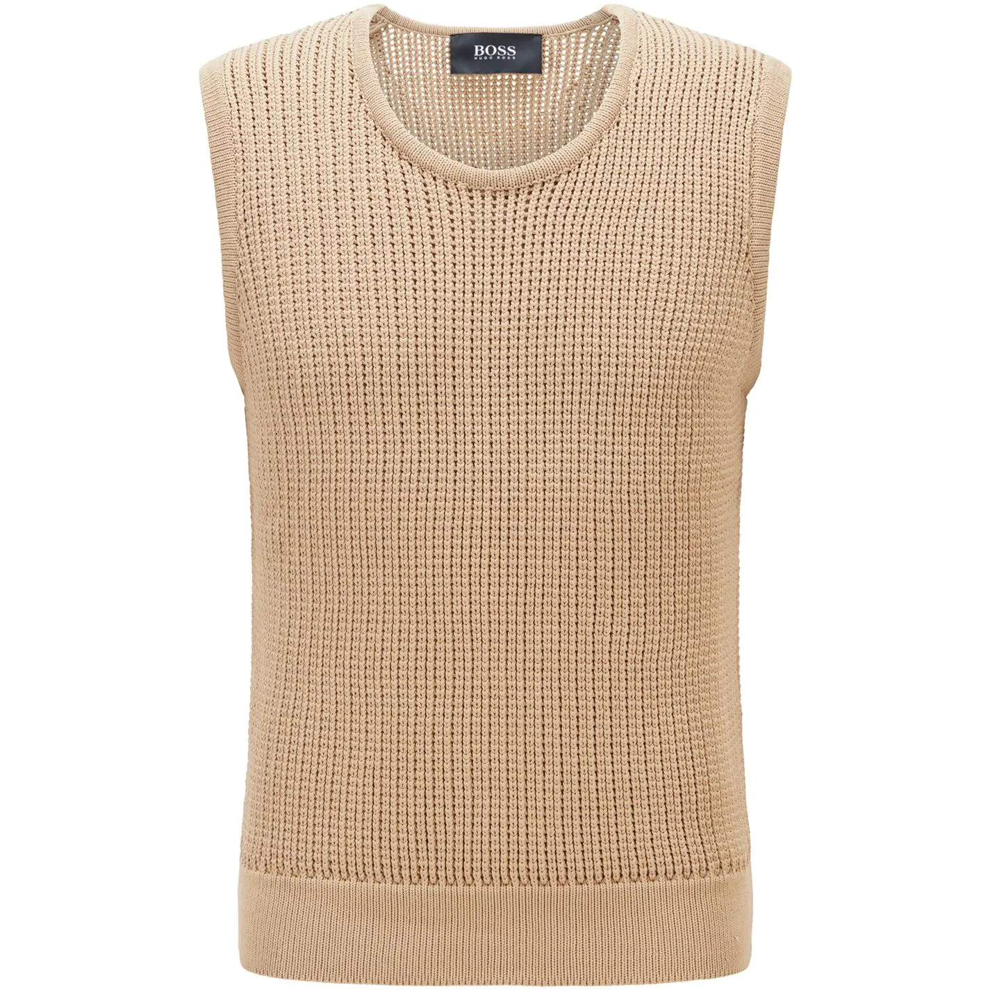 Boss Hedin Chunky Knit Tank Top 1 Boss Hedin Chunky Knit Tank Top