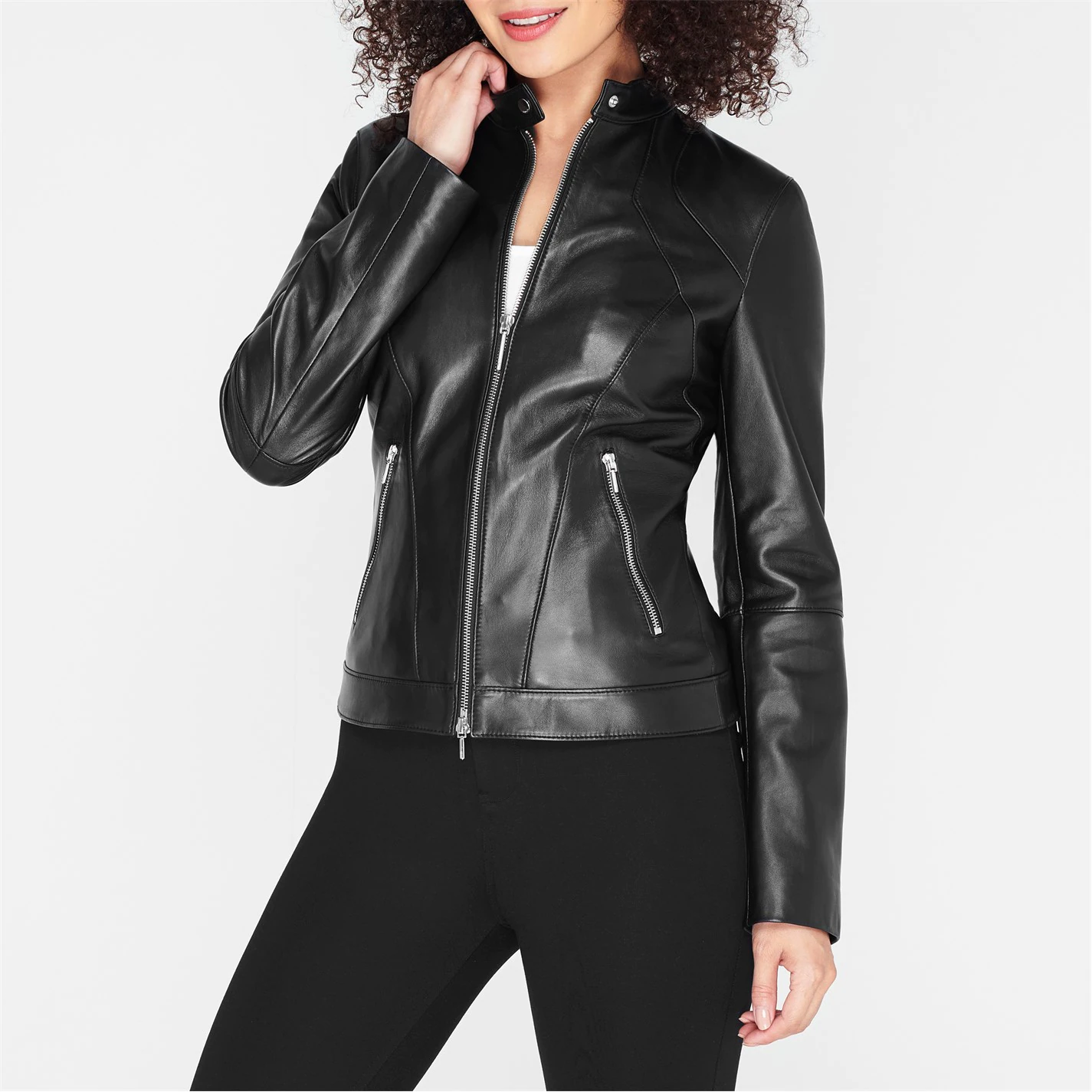 Hugo Lajesa Leather Jacket 2 Hugo Lajesa Leather Jacket - Image 2