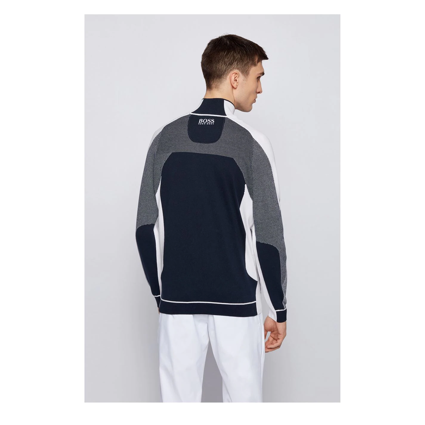 Boss Zordi Zip Sweater 3 Boss Zordi Zip Sweater - Image 3