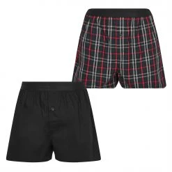 Boss 2 Pack Woven Boxers