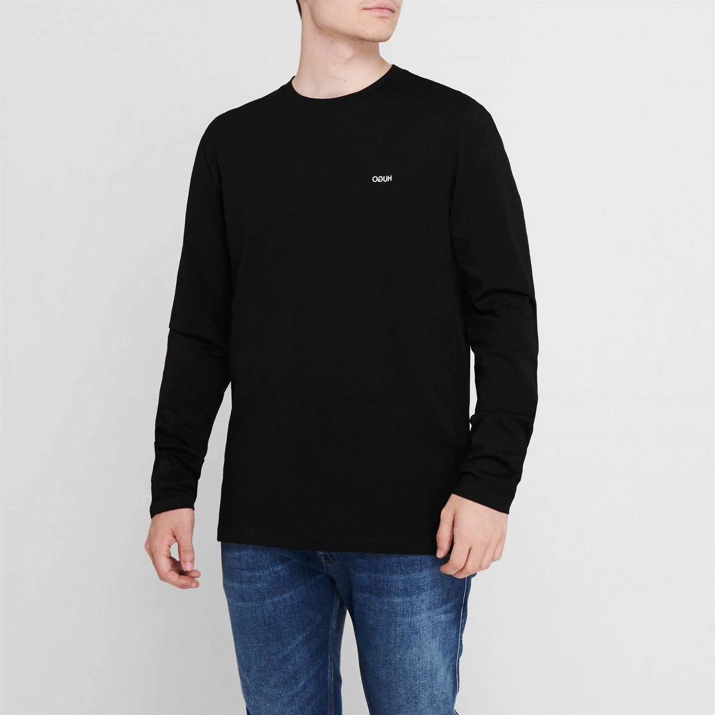 HUGO Derol Long Sleeve T Shirt 2 HUGO Derol Long Sleeve T Shirt - Image 2