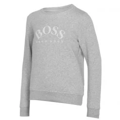 BOSS Junior Boys Large Logo Crew Neck Sweatshirt 6 BOSS Junior Boys Large Logo Crew Neck Sweatshirt -Outlet The Lux Evolve Store 52356902 xxl a2