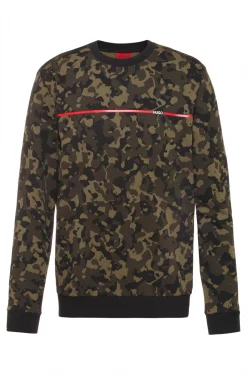 Hugo Camo Crew Sweatshirt
