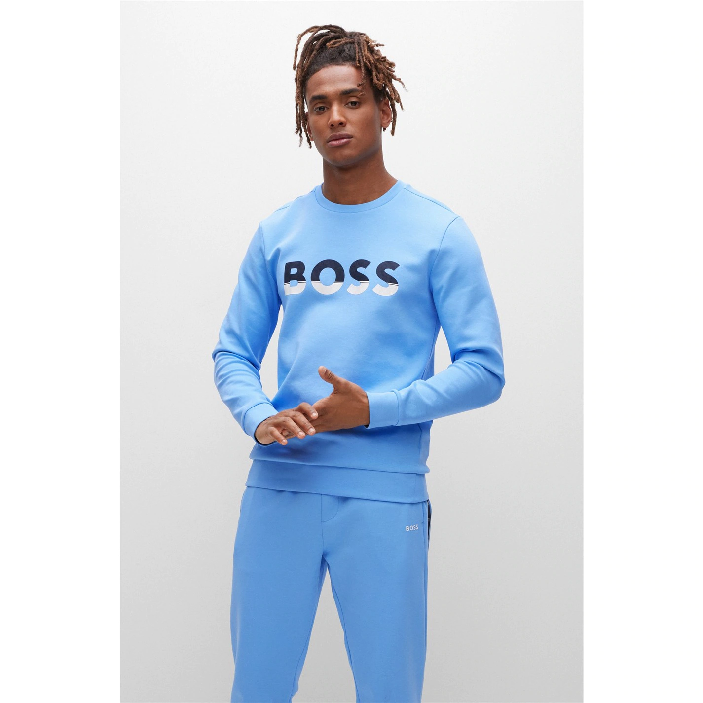 Boss Salbo Crew Sweatshirt 2 Boss Salbo Crew Sweatshirt - Image 2