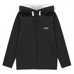 Boss Logo Zip Hoodie