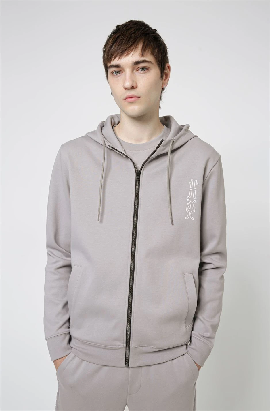 Hugo Deerio Zip Hoodie 3 Hugo Deerio Zip Hoodie - Image 3