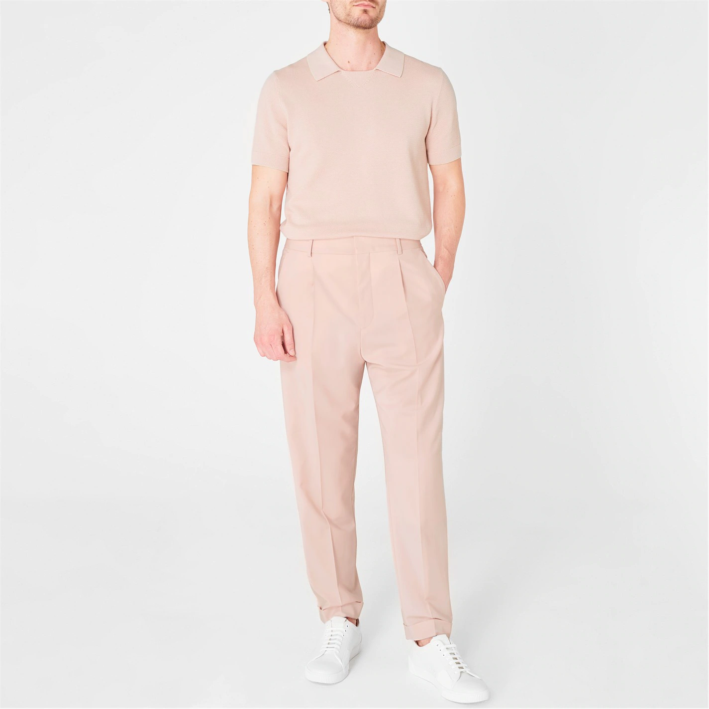 Hugo Steet Knit Polo Top 2 Hugo Steet Knit Polo Top - Image 2