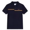 Boss Gold Logo Polo Shirt