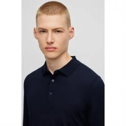 Boss Boss Bono Knitted Polo Shirt Mens 8 Boss Boss Bono Knitted Polo Shirt Mens -Outlet The Lux Evolve Store 54400218 xxl a3