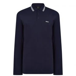 Boss Plisy L/S Polo Shirt