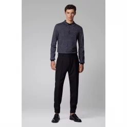 Boss Ostini Knit Polo Shirt 3 Boss Ostini Knit Polo Shirt -Outlet The Lux Evolve Store 54414518 xxl a1