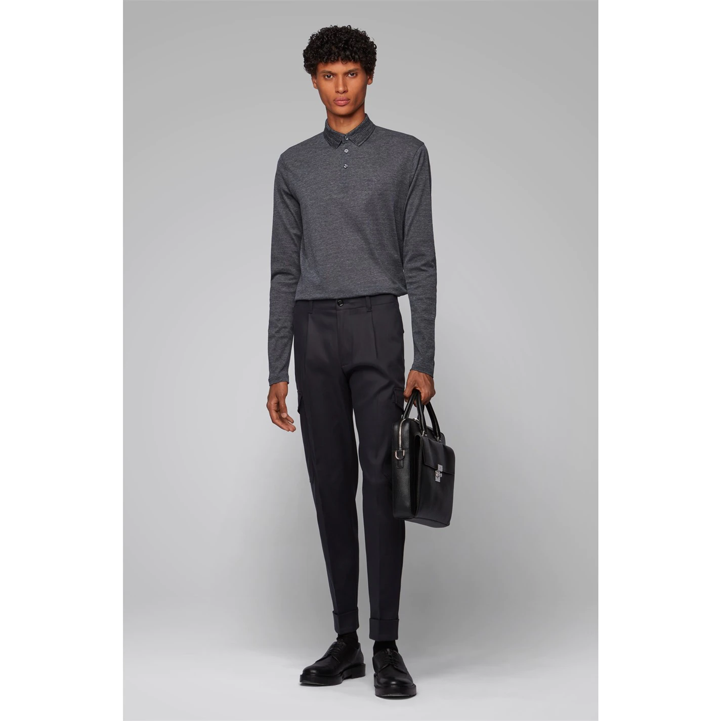 Boss Pleins Polo Shirt 2 Boss Pleins Polo Shirt - Image 2