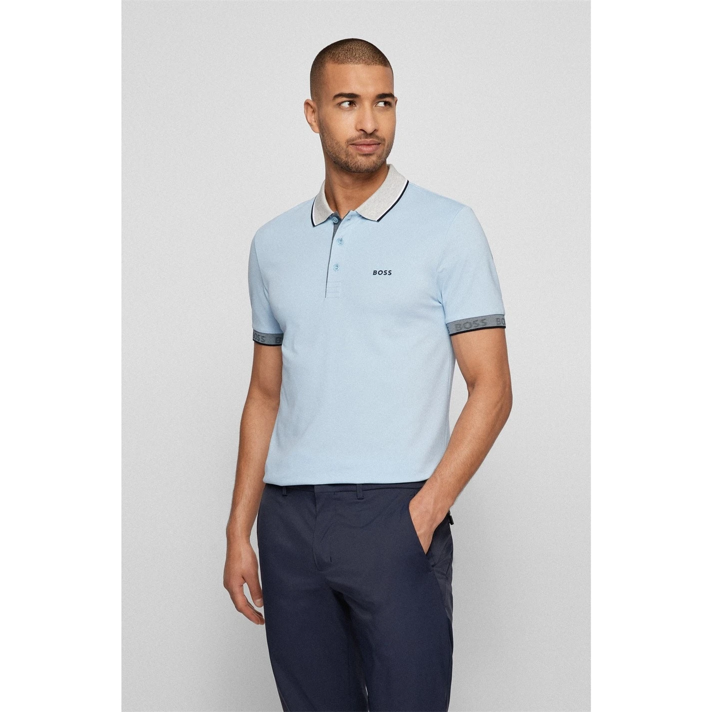 Boss Boss Paule Polo Shirt Mens 2 Boss Boss Paule Polo Shirt Mens - Image 2