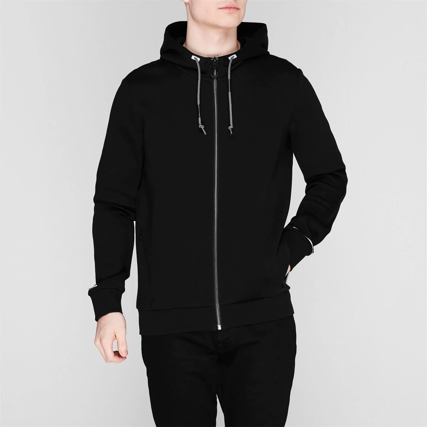 Hugo Reflective Full Zip Hoodie 2 Hugo Reflective Full Zip Hoodie - Image 2