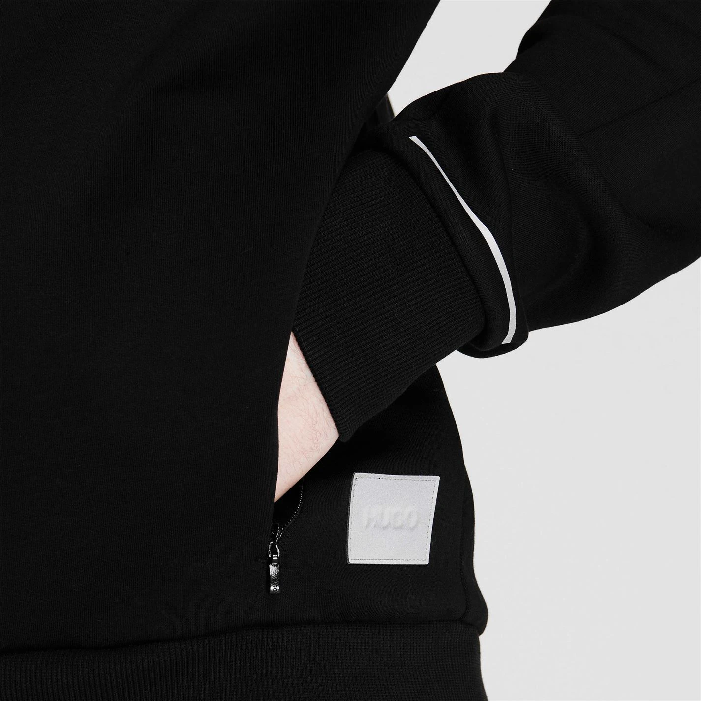 Hugo Reflective Full Zip Hoodie 5 Hugo Reflective Full Zip Hoodie - Image 5