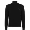 Boss Zip Neck Knitted Sweatshirt