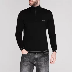 Boss Zip Neck Knitted Sweatshirt 7 Boss Zip Neck Knitted Sweatshirt -Outlet The Lux Evolve Store 55135903 xxl a1