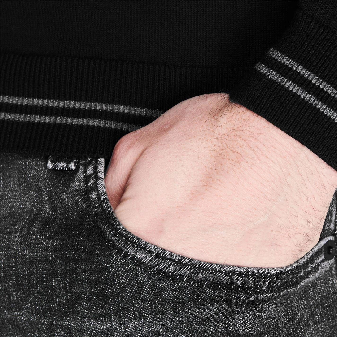 Boss Zip Neck Knitted Sweatshirt 5 Boss Zip Neck Knitted Sweatshirt - Image 5