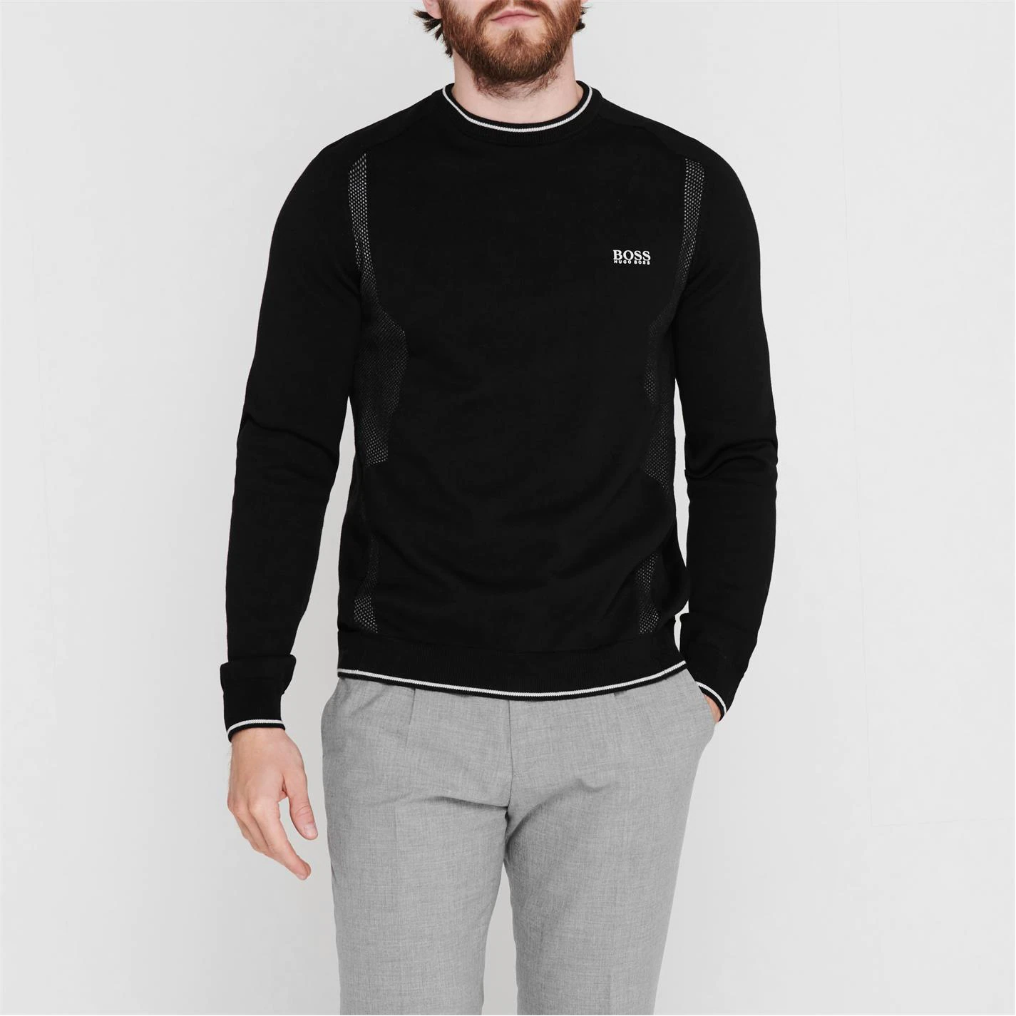 Boss Rovan Crew Knit Jumper 2 Boss Rovan Crew Knit Jumper - Image 2