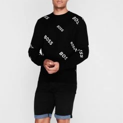 Boss Logo Knit Jumper -Outlet The Lux Evolve Store 56028103 xxl a1