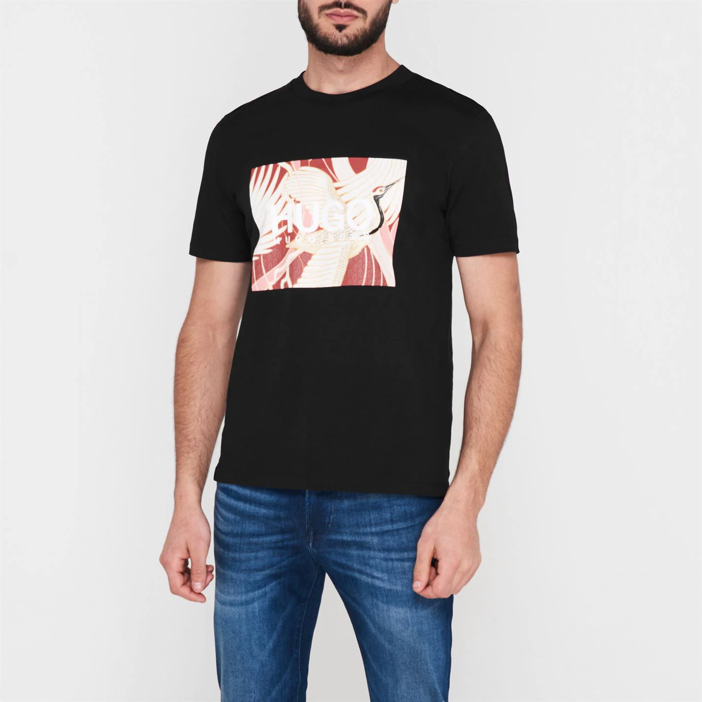 Hugo Japanese Crane T Shirt 2 Hugo Japanese Crane T Shirt - Image 2