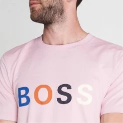 Boss Multi Coloured Logo T Shirt -Outlet The Lux Evolve Store 58224406 xxl a3