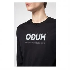 Hugo HUGO X Smiley Logo Long Sleeve T-Shirt -Outlet The Lux Evolve Store 58705603 xxl a4