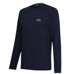 Boss Long Sleeve Curved Logo T Shirt 13 Boss Long Sleeve Curved Logo T Shirt -Outlet The Lux Evolve Store 58713618 xxl a11