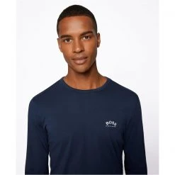 Boss Long Sleeve Curved Logo T Shirt 10 Boss Long Sleeve Curved Logo T Shirt -Outlet The Lux Evolve Store 58713618 xxl a3