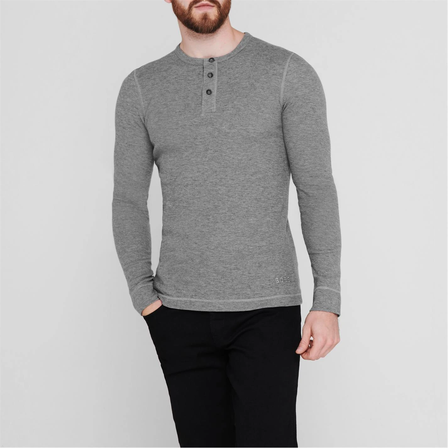 Boss Triflash Waffle Sweater 2 Boss Triflash Waffle Sweater - Image 2