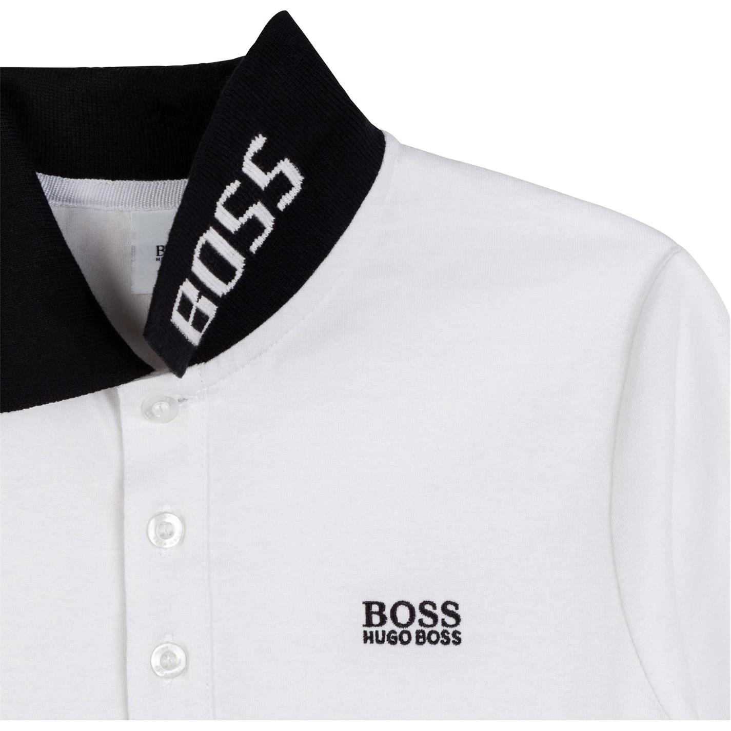 Boss Colour Block Polo Shirt 3 Boss Colour Block Polo Shirt - Image 3