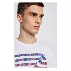 Boss Striped Logo T-Shirt -Outlet The Lux Evolve Store 58907001 xxl a4