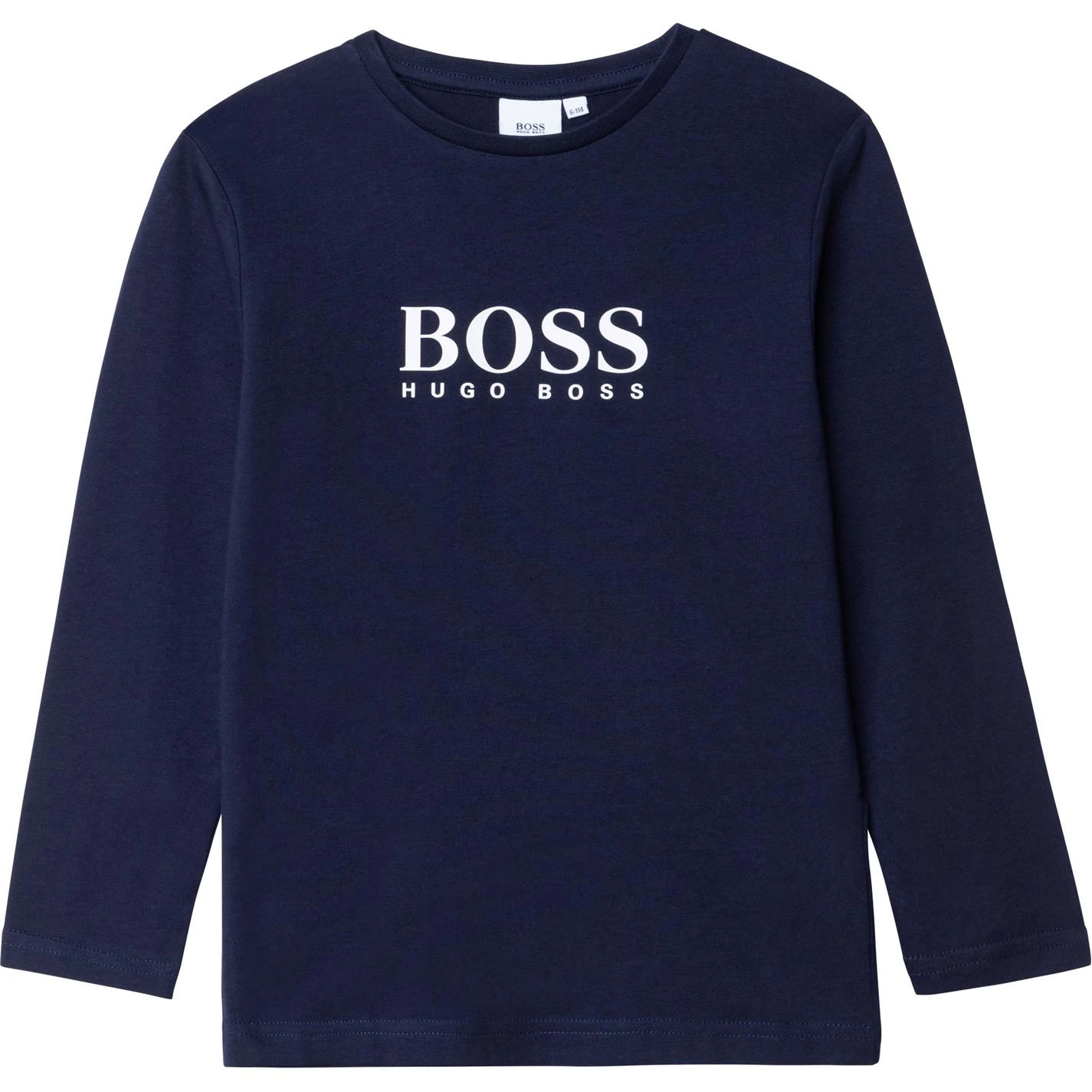 Boss Boss Logo Long Sleeve T Shirt Junior 1 Boss Boss Logo Long Sleeve T Shirt Junior