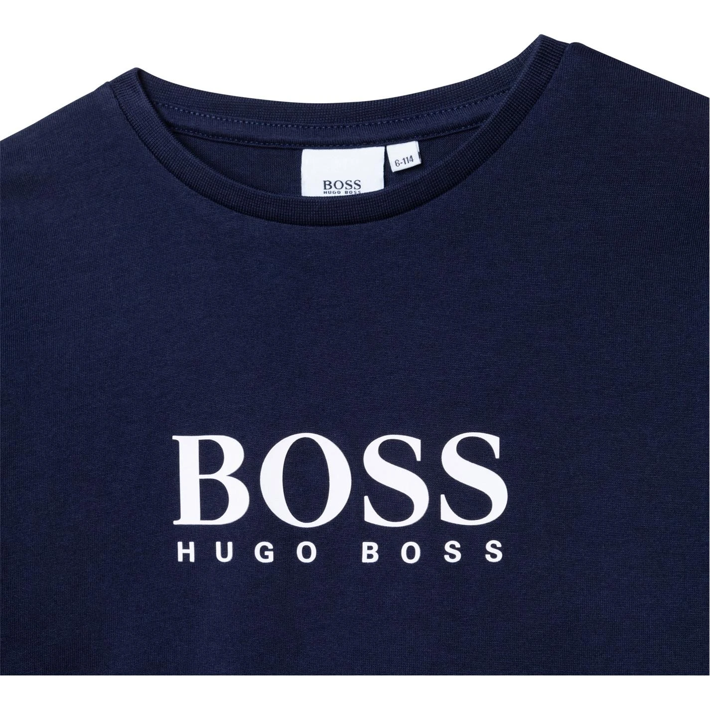 Boss Boss Logo Long Sleeve T Shirt Junior 3 Boss Boss Logo Long Sleeve T Shirt Junior - Image 3