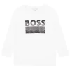 Boss Boss Long Sleeve Logo T-Shirt Junior Boys