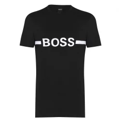 Boss Stripe Logo T Shirt